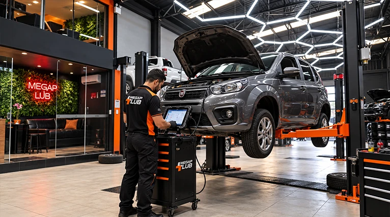 Diagnóstico e reparo de câmbio automático com tranco em BH — Megap Lub